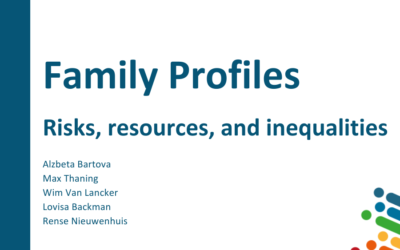 First rEUsilience working paper “Family profiles: Risks, resources, and inequalities”