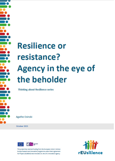 Resilience or resistance? Agency in the eye of the beholder
