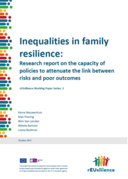Inequalities in family resilience: Research report on the capacity of policies to attenuate the link between risks and poor outcomes