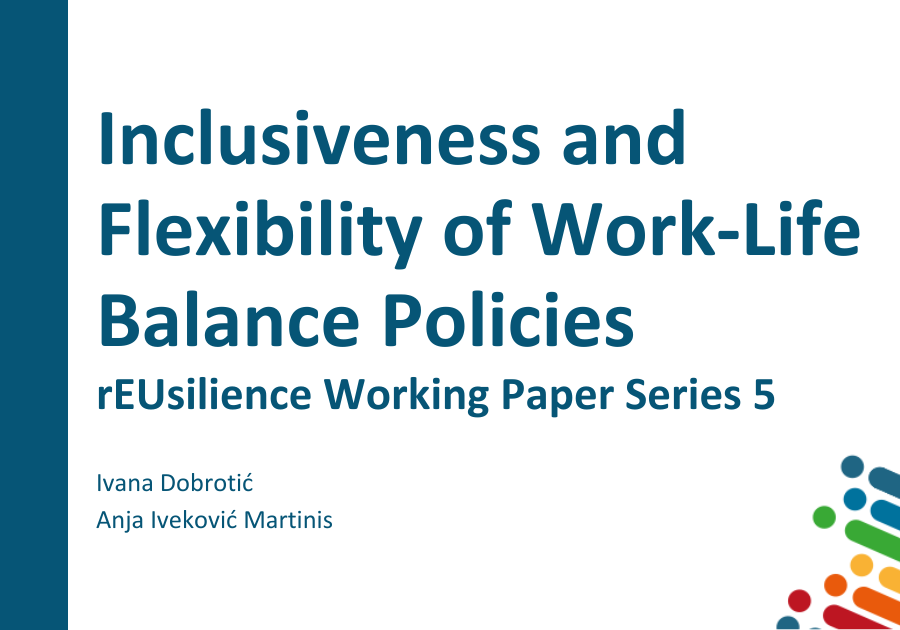 New working paper “Inclusiveness and Flexibility of Work-Life Balance Policies”