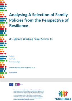 Analysing A Selection of Family Policies from the Perspective of Resilience