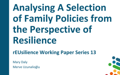 New Working Paper “Analysing A Selection of Family Policies from the Perspective of Resilience”