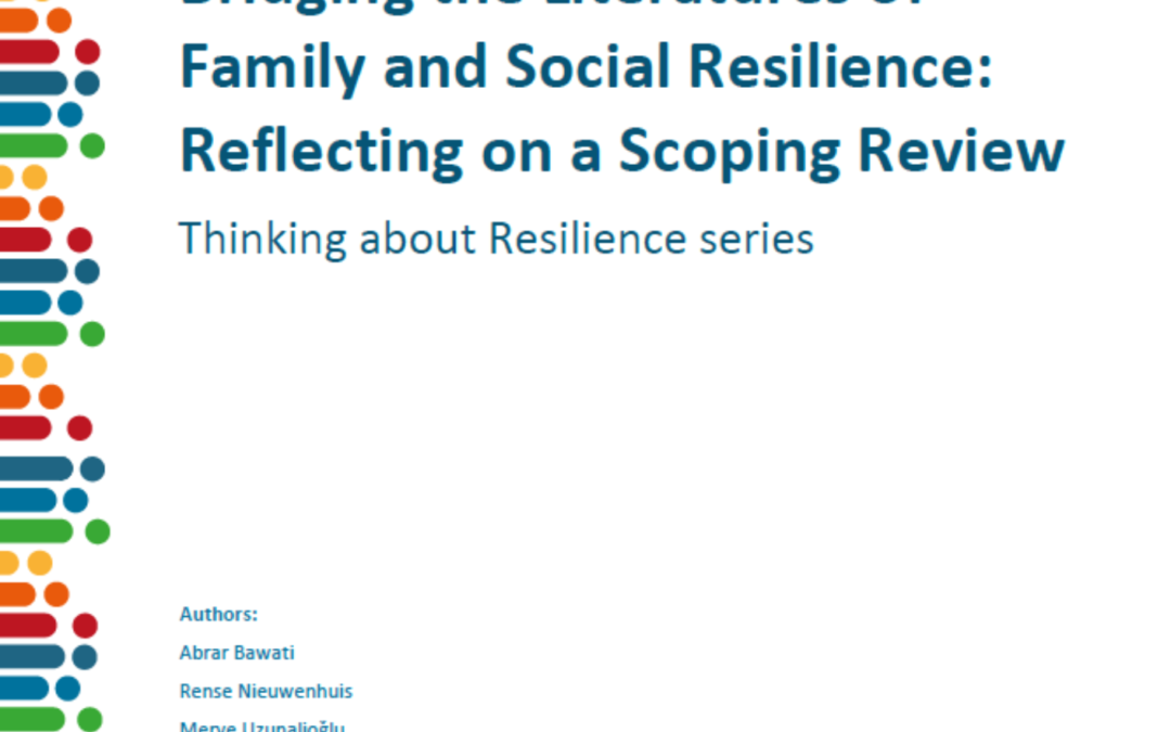 Bridging the Literatures of Family and Social Resilience: Reflecting on a Scoping Review