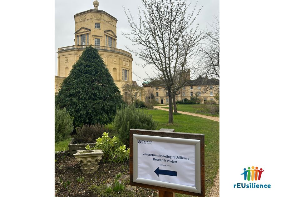 Counting down the last months of the rEUsilience project: consortium members come together at the University of Oxford for a consortium meeting.