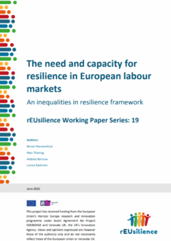 The need and capacity for resilience in European labour markets: an inequalities in resilience framework