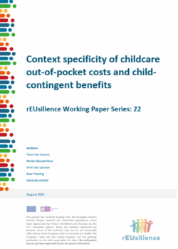 Context specificity of childcare out-of-pocket costs and child-contingent benefits