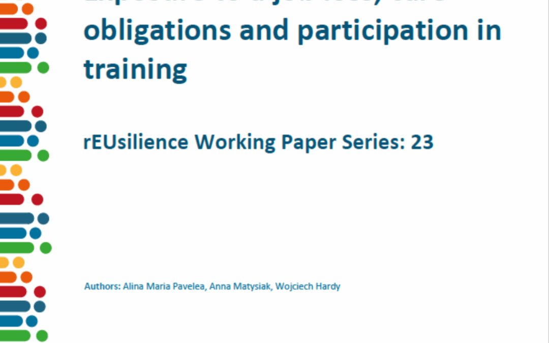 Exposure to a job loss, care obligations and participation in training